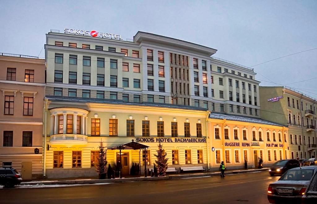 Архитектурное освещение - Sokos Hotel Vasilievsky 1